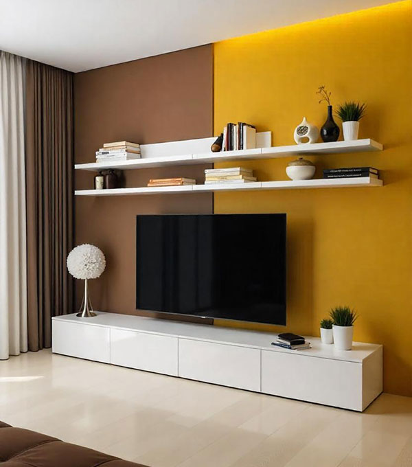 Big  Screen TV Unit with Lighting
