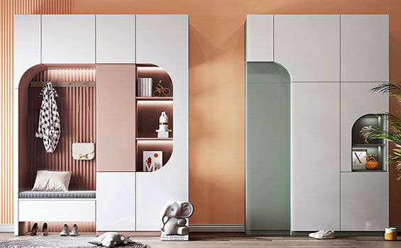Modern Wardrobe Entryway Furniture Set