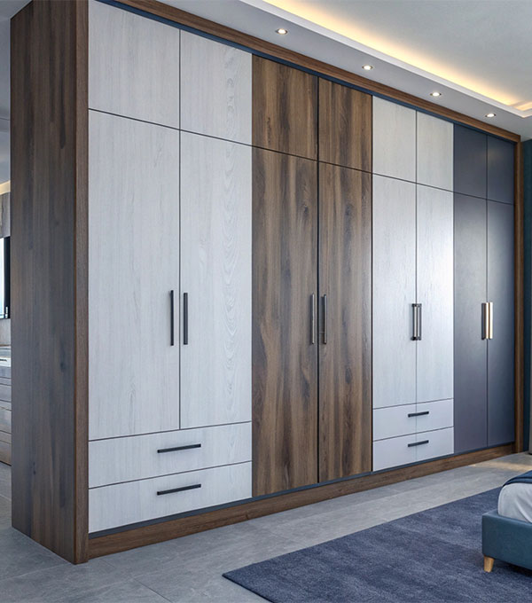 Modern Minimalist Japanese Wooden Wardrobe